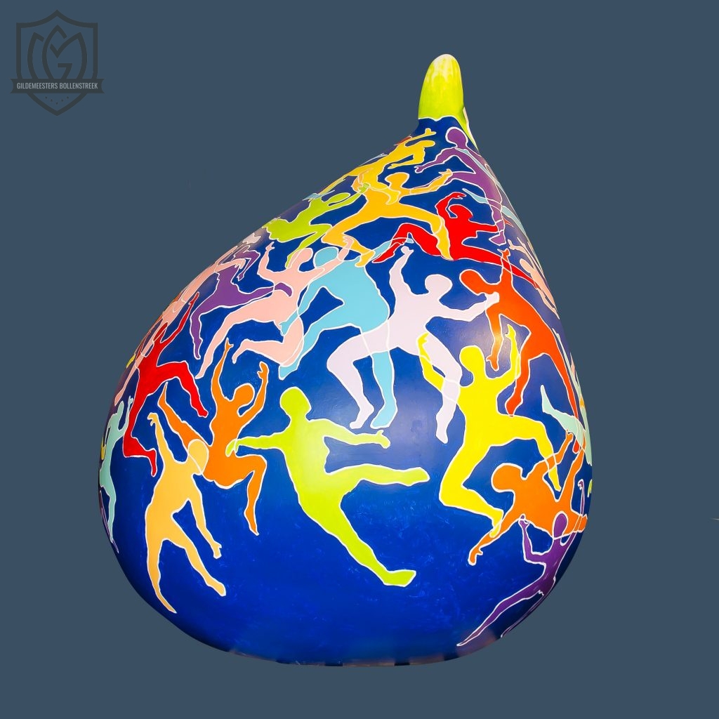 Reuzenbol 'Multicolored climbers' - Paul van den Aardweg