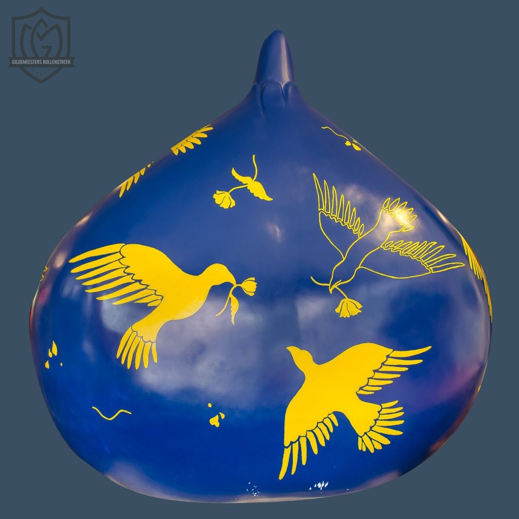Reuzenbol 'Blauw/Geel' - Rik Smits