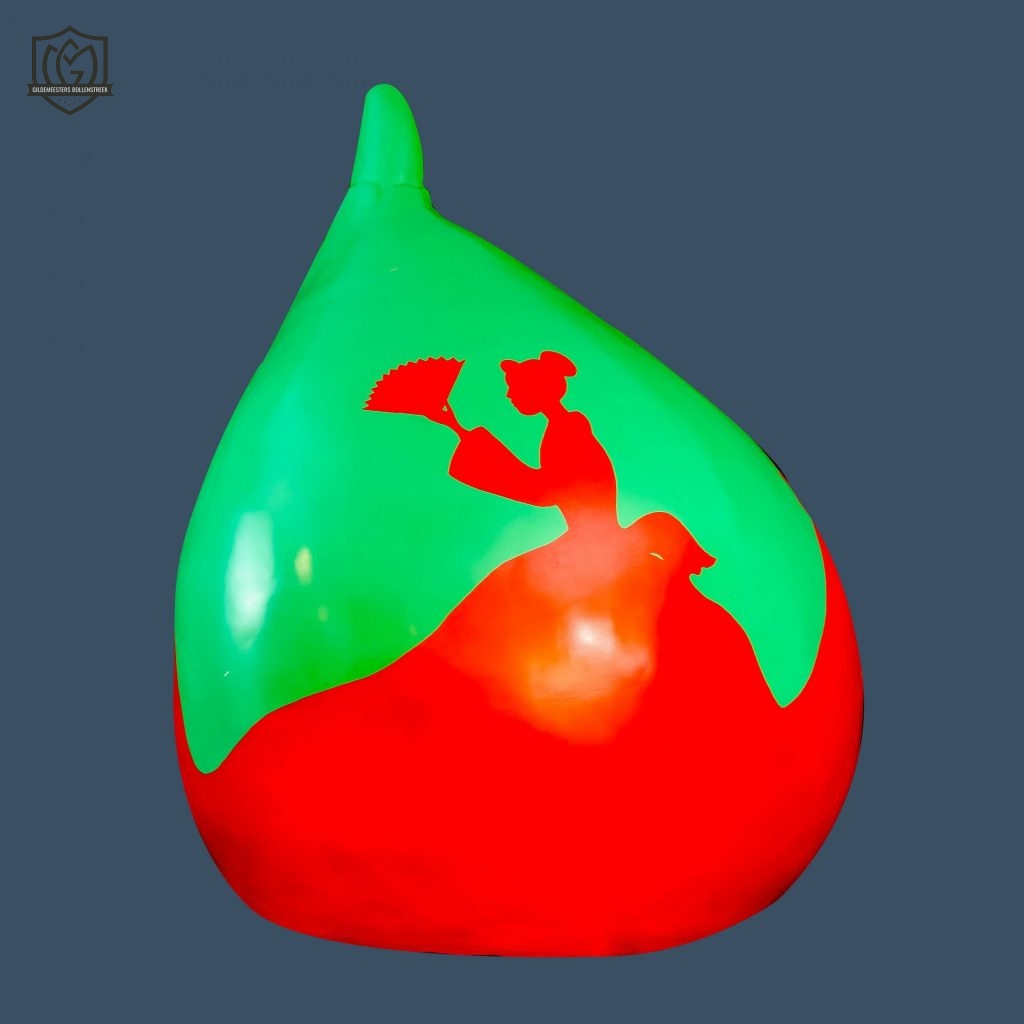 Reuzenbol 'Groen/Rood' - Rik Smits